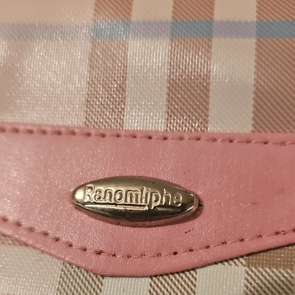 Girls Pink Plaid Mini Purse